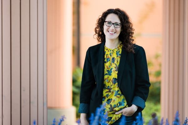 Professional headshot of Krista Longtin, PhD