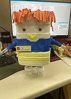 Photo of lab mascot
