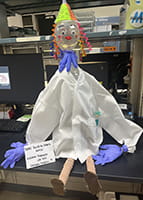 Photo of lab mascot