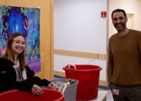 Photo of people at lab week