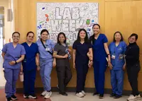 Photo of people at lab week
