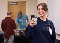 Photo of people at lab week