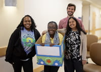 Photo of people at lab week