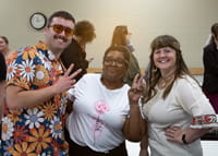 Photo of people at lab week