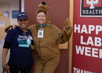 Photo of people at lab week