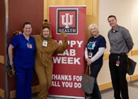 Photo of people at lab week