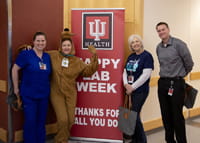 Photo of people at lab week