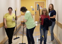 Photo of people at lab week