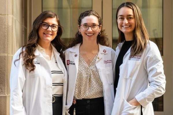 Chelsea Loria (pictured center) with co-residents. | Photo courtesy Cassie Needy