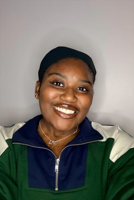 Aquoia Johnson selfie: Black woman smiling