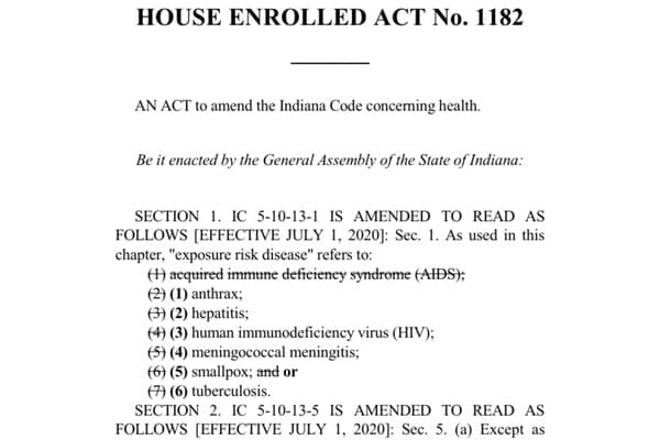 a copy of the bill evelyn helped influence