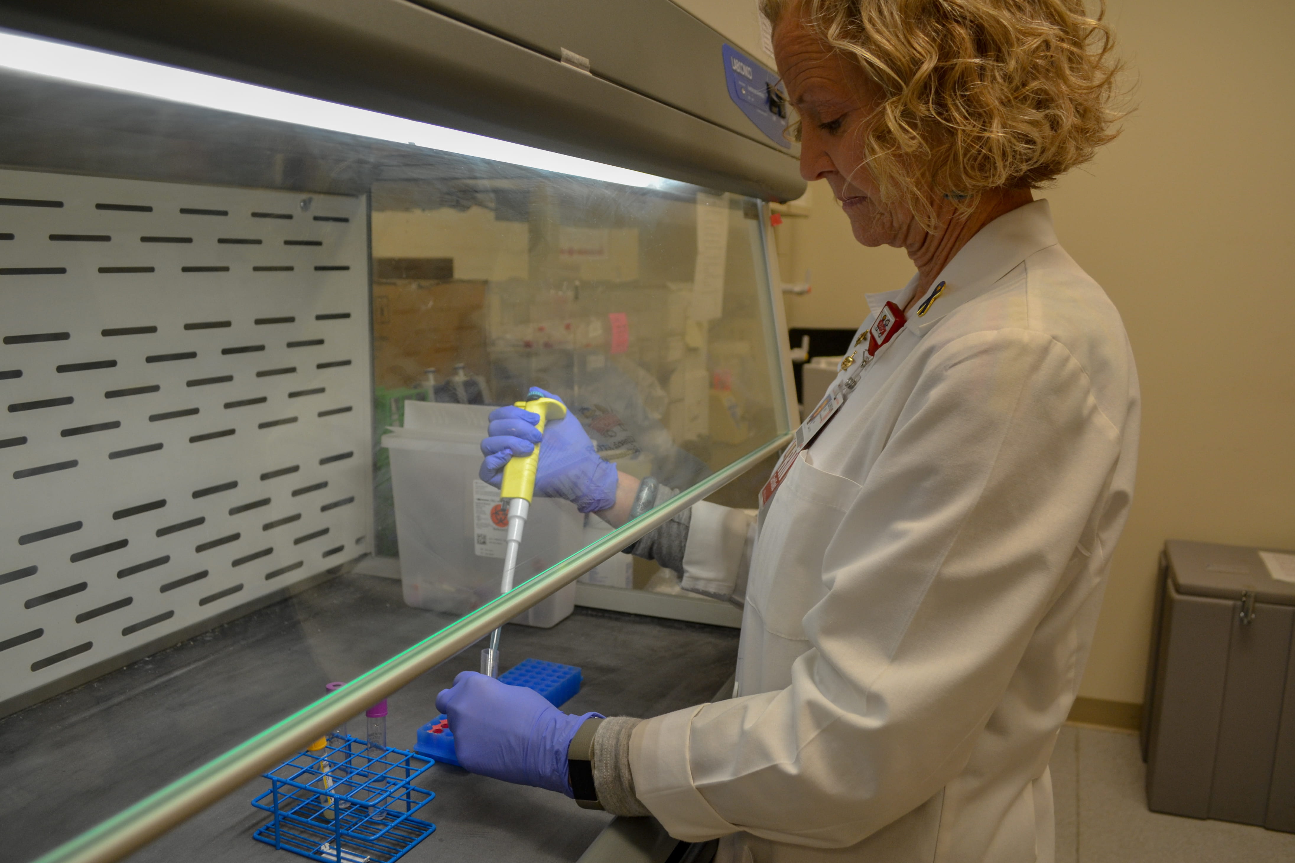 Researcher for pediatric gastroenterology works in the CCRC