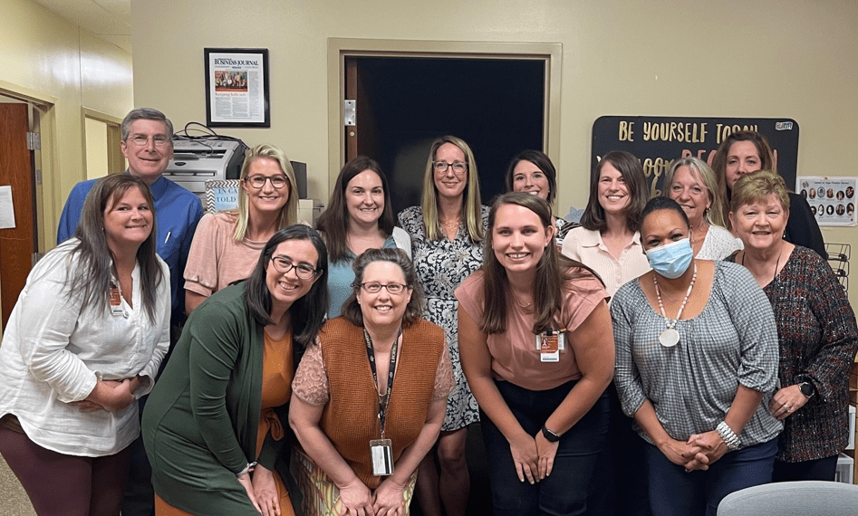 Group photo of the Division of Child Protection Photo by Shannon, Division of Child Protection