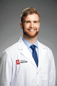 Headshot of Morgan Lain, IU School of Medicine student.