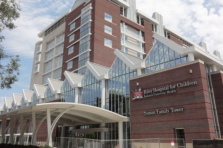 entrance to riley hopsital