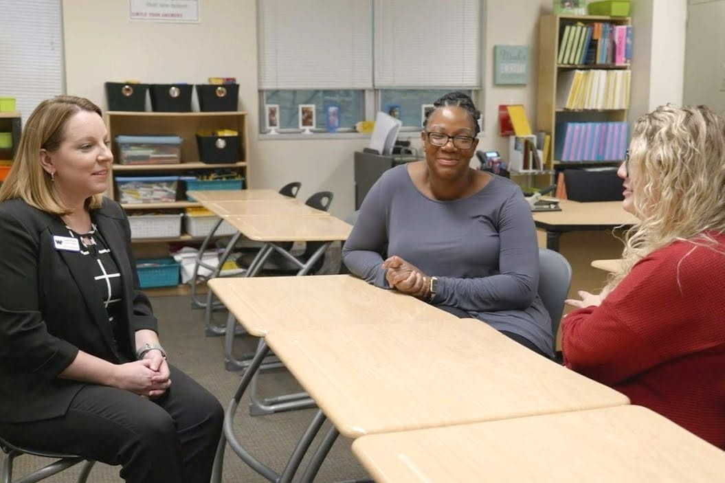 faculty members in a classroom