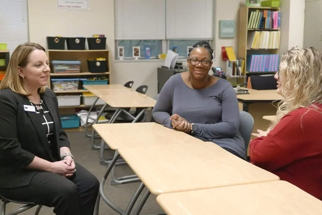 faculty members in a classroom