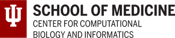 IU trident with Center for Computational Biology and Informatics text