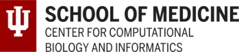 IU trident with Center for Computational Biology and Informatics text