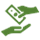 icon of money changing hands