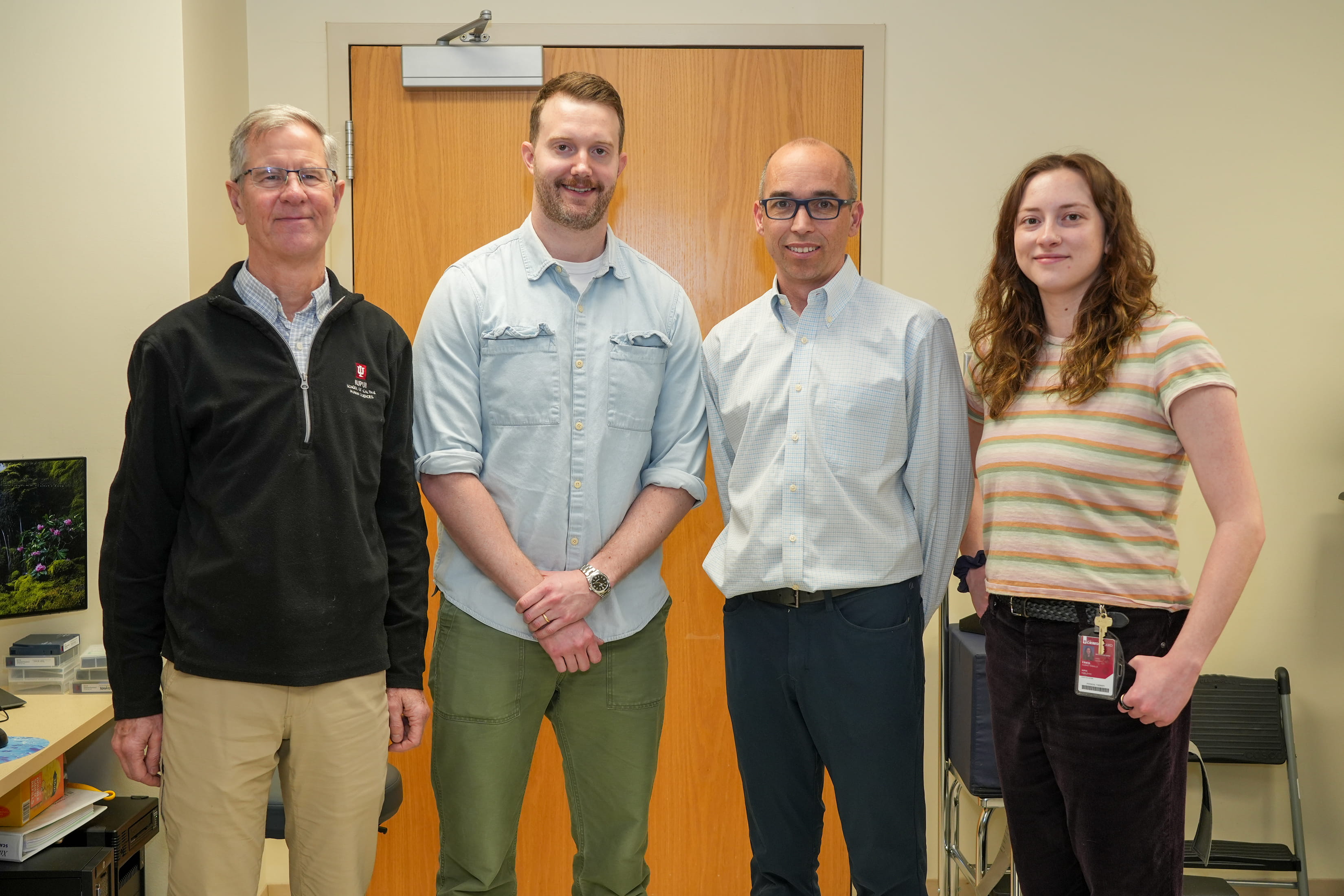 four members of the research team
