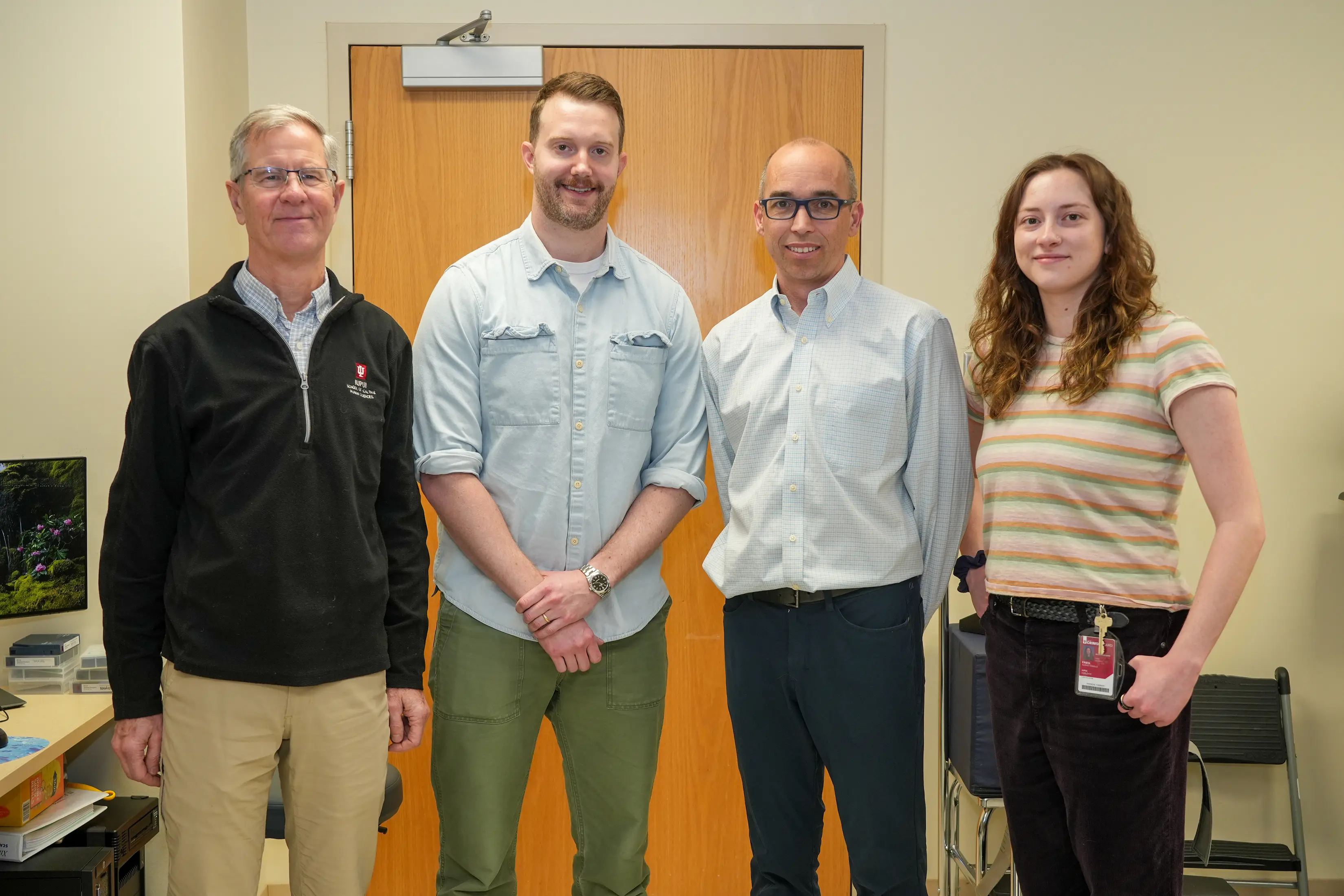 four members of the research team
