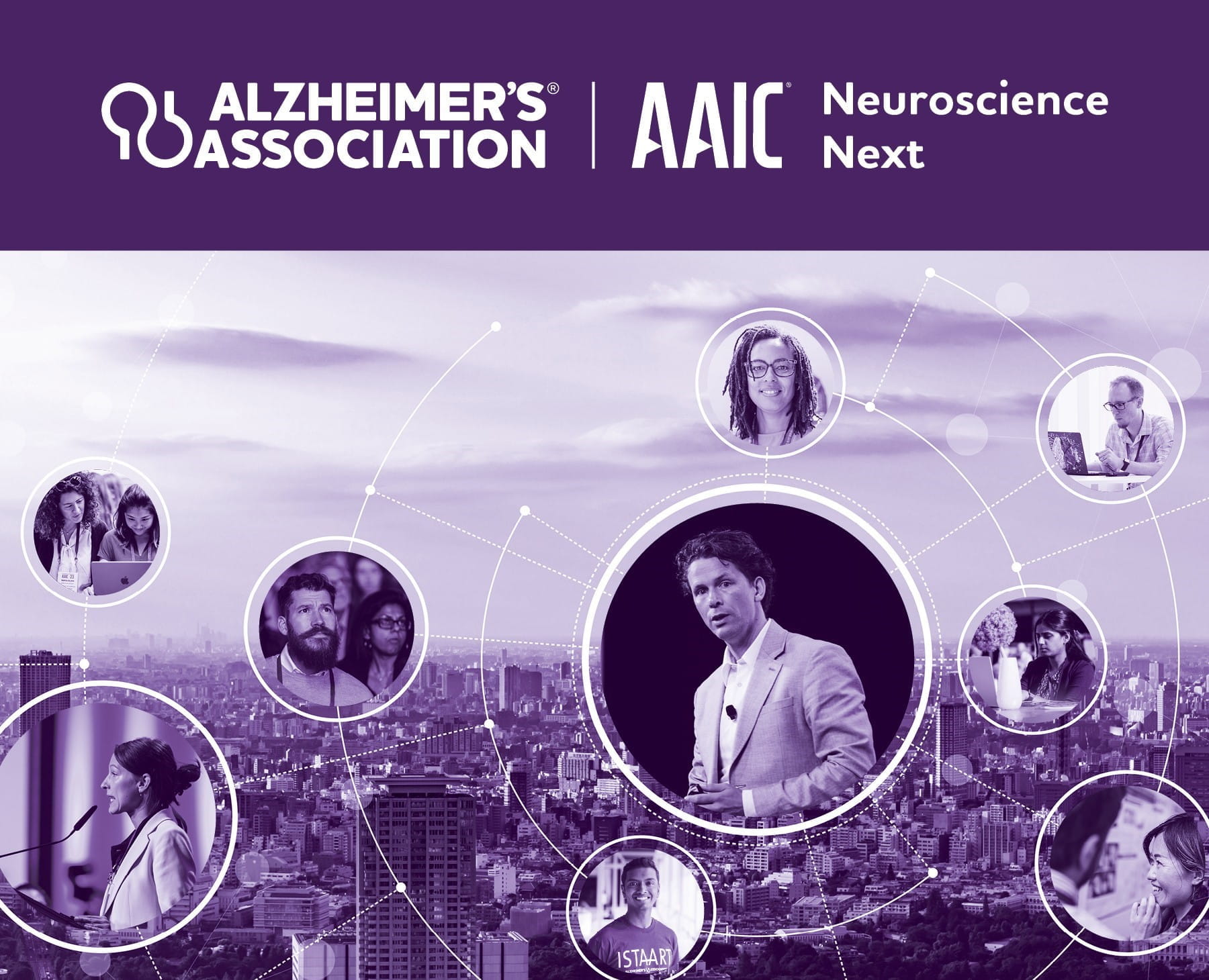 a graphic for the AAIC Neuroscience Next