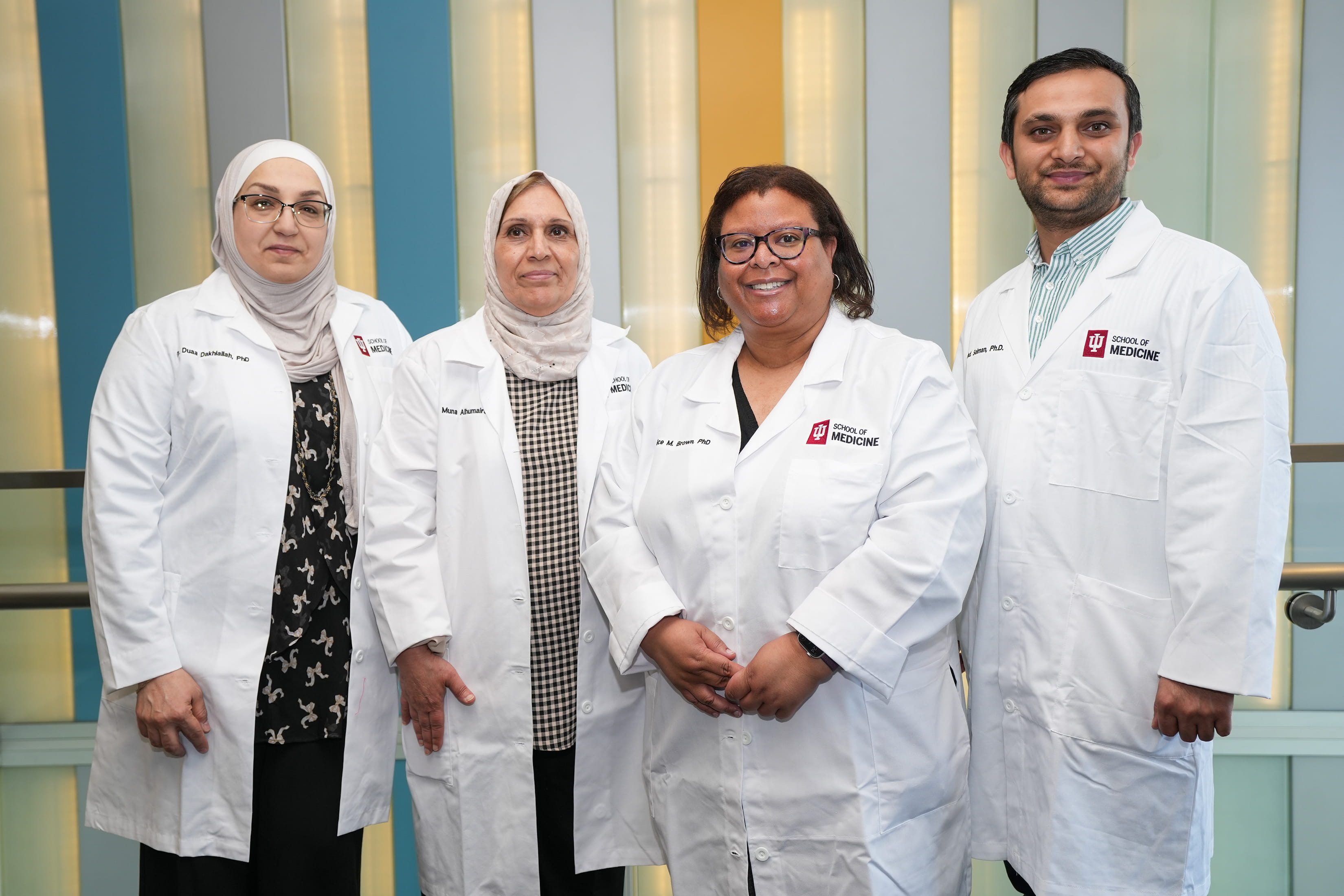 group photo of the Brown lab