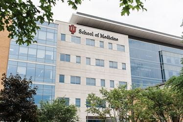 the exterior of the Neurosciences Research Building