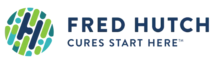 fred hutch logo "cures start here" underneath