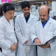 Kapur Lab researchers in the Wells Center