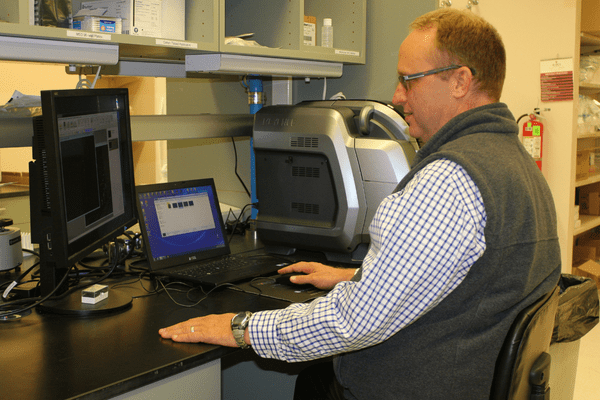 Andrew L Schwaderer, PhD, in the Wells Center Kidney and Urology Lab