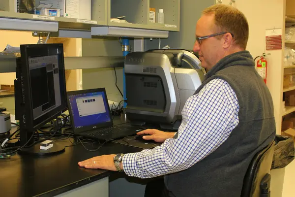 Andrew L Schwaderer, PhD, in the Wells Center Kidney and Urology Lab