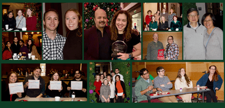 Collage of photos from the Wells Center's 2024 year-end events