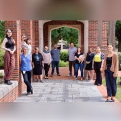 Faculty and staff members from the IU School of Medicine’s Type 1 diabetes clinical research center at Riley Children’s Health