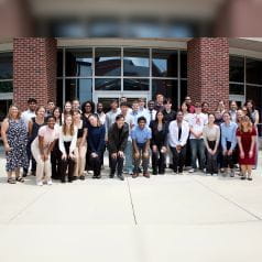 Group photo of 2024 Wells Center interns