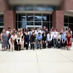 Group photo of 2024 Wells Center interns