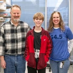 Simon Conway, PhD, Henry, and Paige Snider, PhD