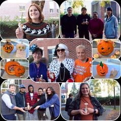 collage of photos from the Wells Center's 2024 Halloween event