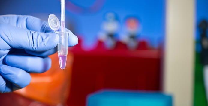 Lab detail of hands.