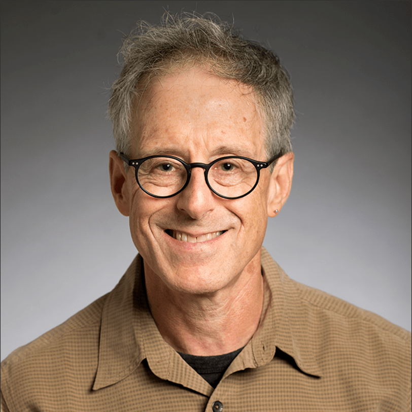 portrait of robert kass, a white man in glasses with grey hair