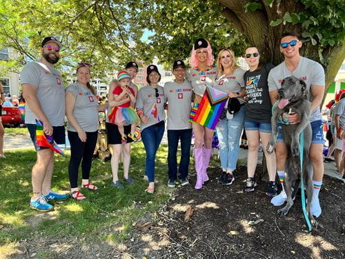 Emergency Medicine Students at Pride Parade