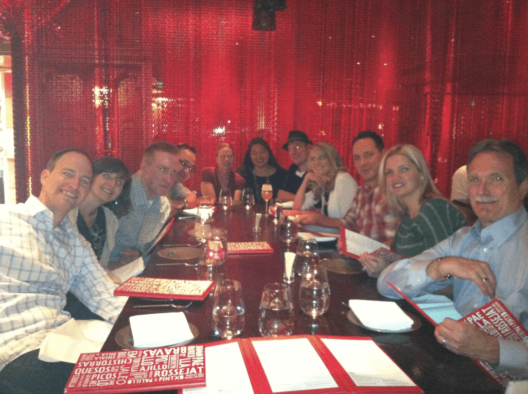 a group shot of some previous fellows and Indy people