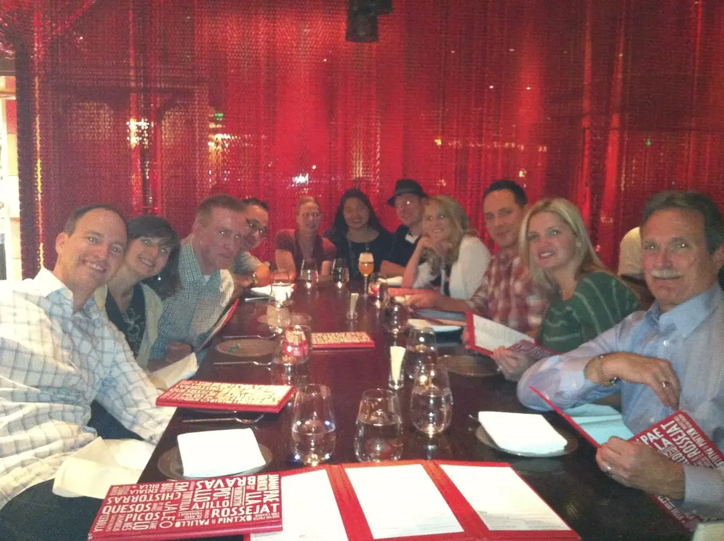 a group shot of some previous fellows and Indy people