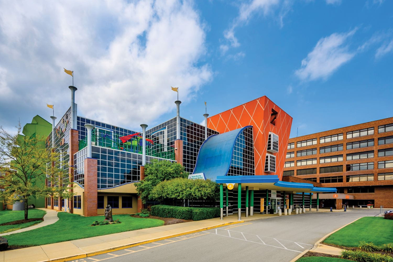 Exterior of Peyton Manning Children's Hospital