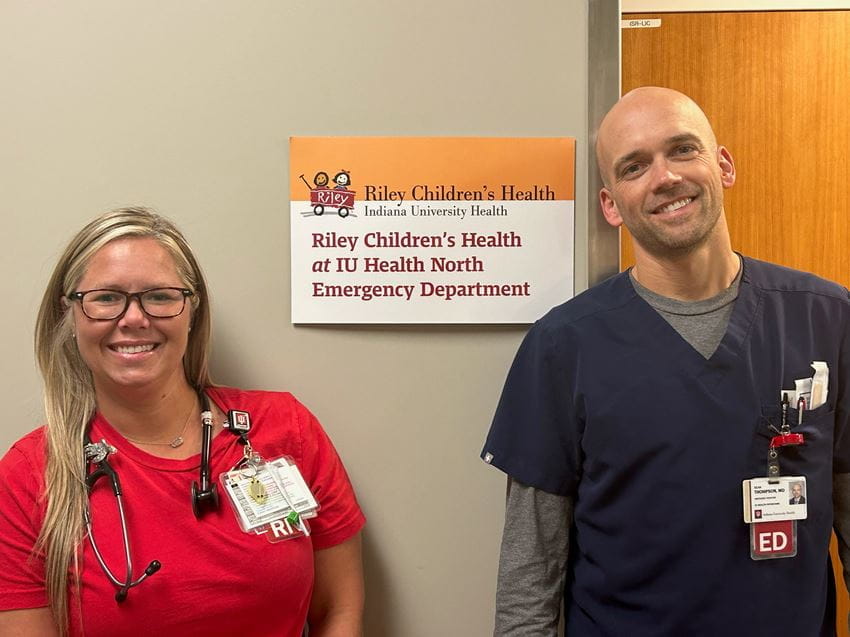 Dr. Sean Thompson and nurse, Sam.