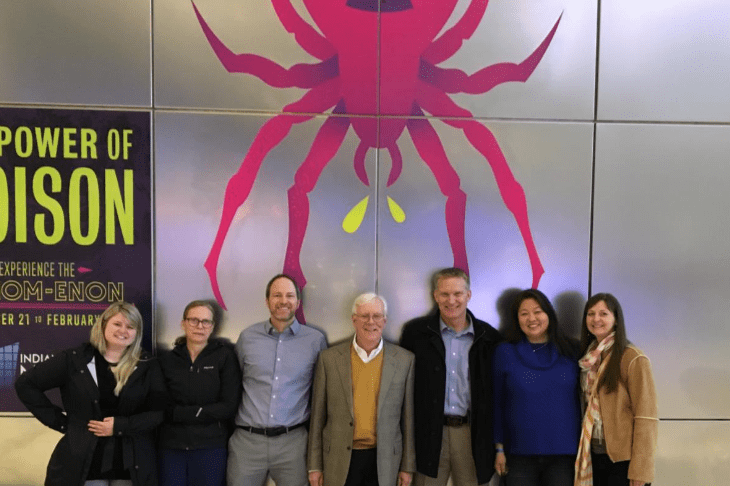 toxicology group at the state museum poison exhibit
