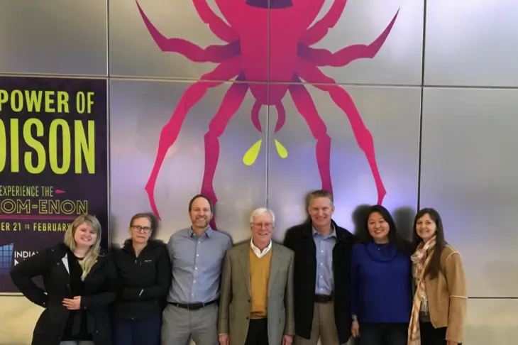 toxicology group at the state museum poison exhibit