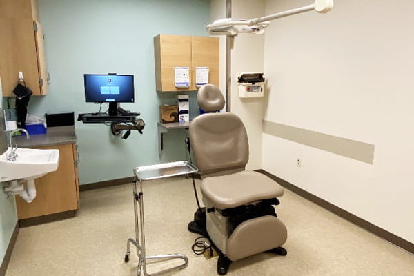 an ambulatory care room at IU Health Arnett