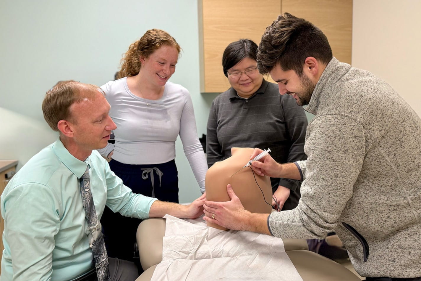 Family Medicine faculty member teaching residents